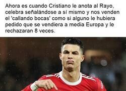 Enlace a ¿A nadie más le parece curioso que a Cristiano le TOQUE callar bocas cada dos semanas?