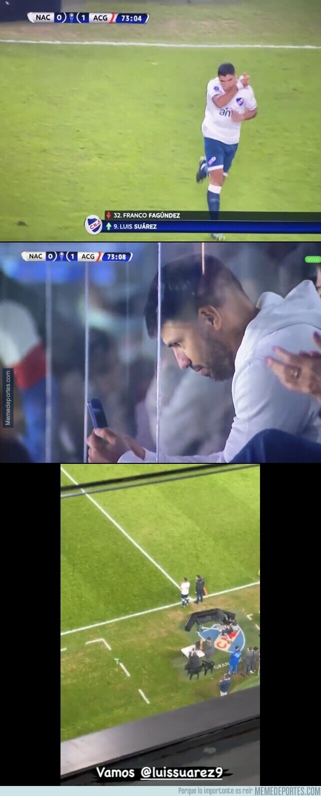 1167032 - Debuta Suárez. Agüero graba