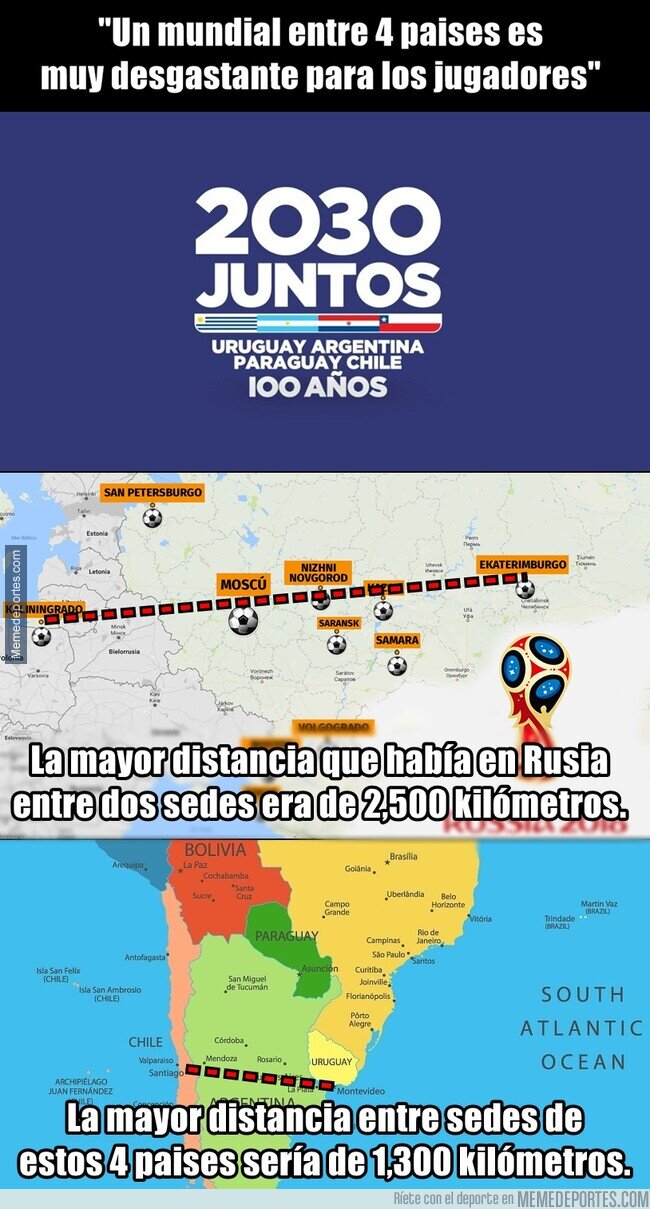 1167034 - La idea de un mundial con 4 paises sede