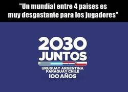 Enlace a La idea de un mundial con 4 paises sede