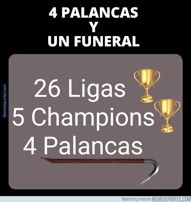 1167047 - Va llegar antes la sexta palanca que la sexta Champions