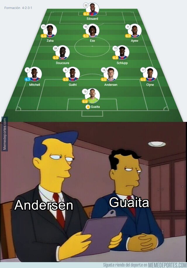 1167161 - Hay algo raro en la alineación del Palace