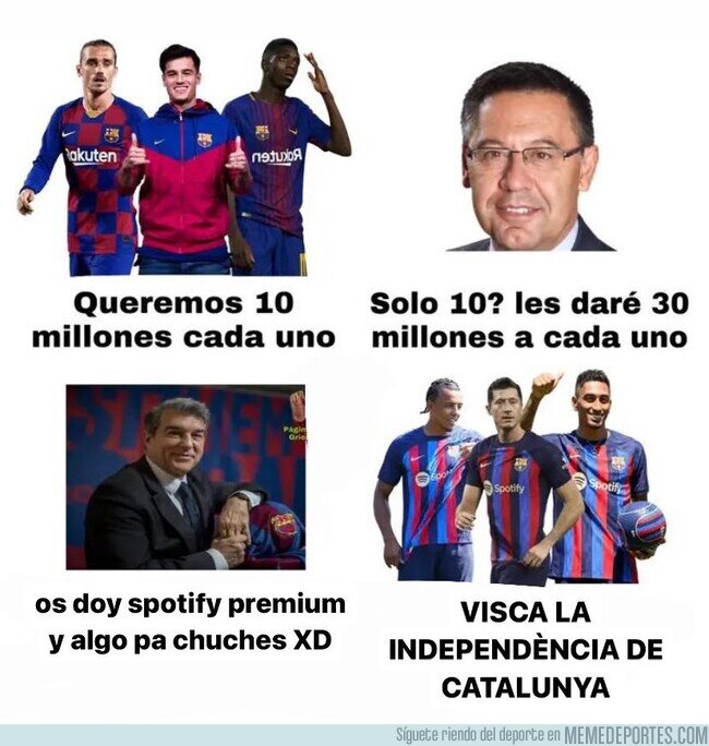 1167556 - Diferencias entre Bartomeu y Laporta