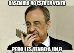 Enlace a Florentino negociando con el Manchester United