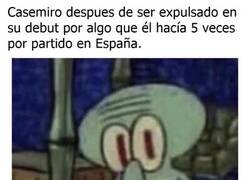 Enlace a 9 años jugó en España y nunca vio una roja directa. Genio y figura.