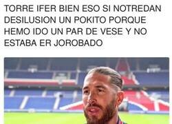 Enlace a La desilusión de Sergio Ramos