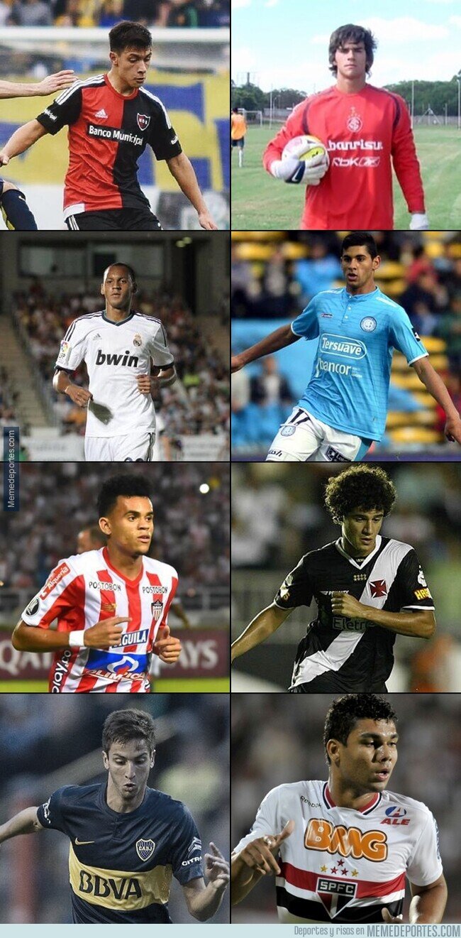 1168872 - Algunos jugadores sudamericanos de la premier el año de su debut deportivo