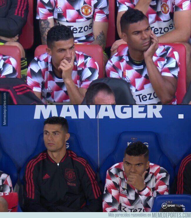 1169101 - Dos partidos consecutivos sentando a estos dos. Los huevos de Ten Hag.