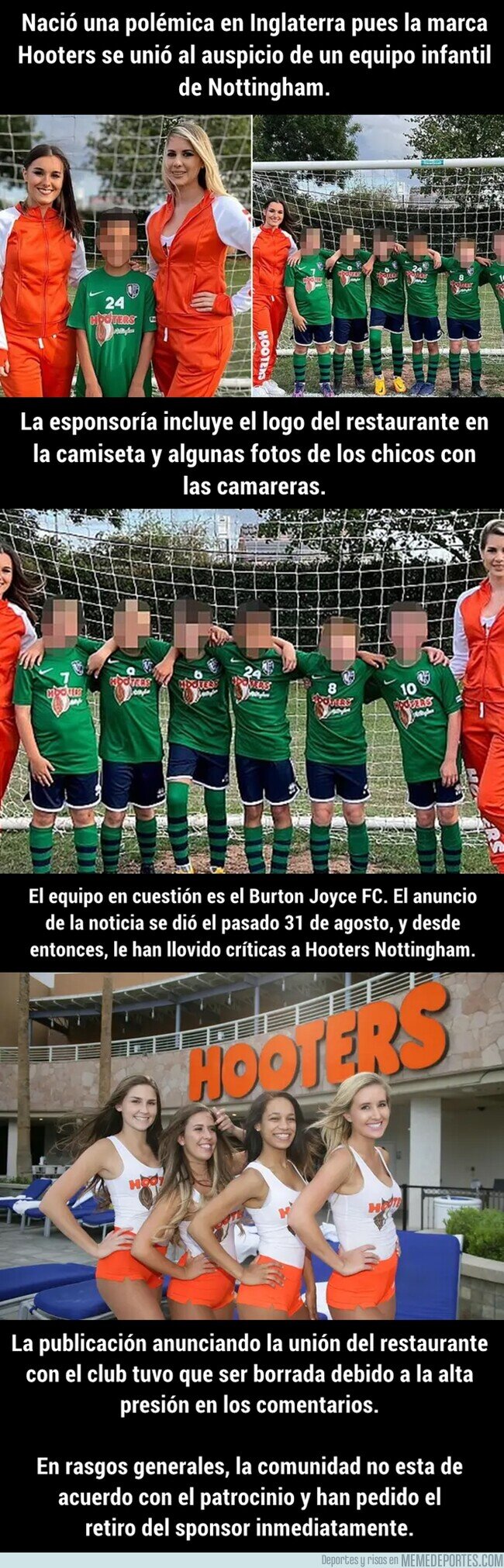 1169110 - Hooters patrocina a un club infantil de Inglaterra y se arma la tercera guerra mundial.