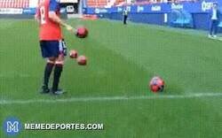 Enlace a La chepadinha, el regate viral de Abde