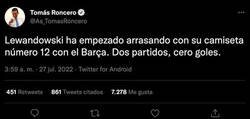 Enlace a Lewandowski: 4 partidos, 5 goles. ¿Y ahora qué dices, Roncero?