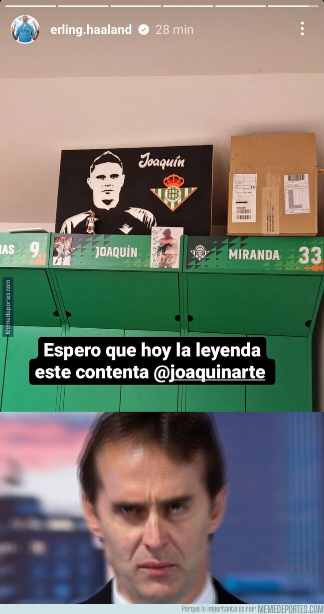 1169477 - El guiño bético de Haaland tras destrozar al Sevilla