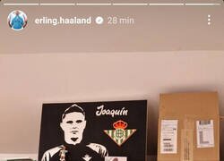 Enlace a El guiño bético de Haaland tras destrozar al Sevilla