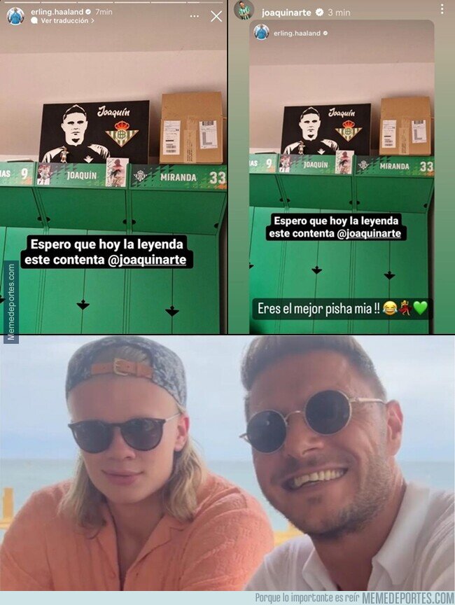 1169489 - Joaquín y Haaland ahora son amigos inseparables y nadie sabe por qué.