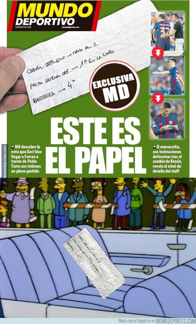 1169609 - Un papel ocupando portadas