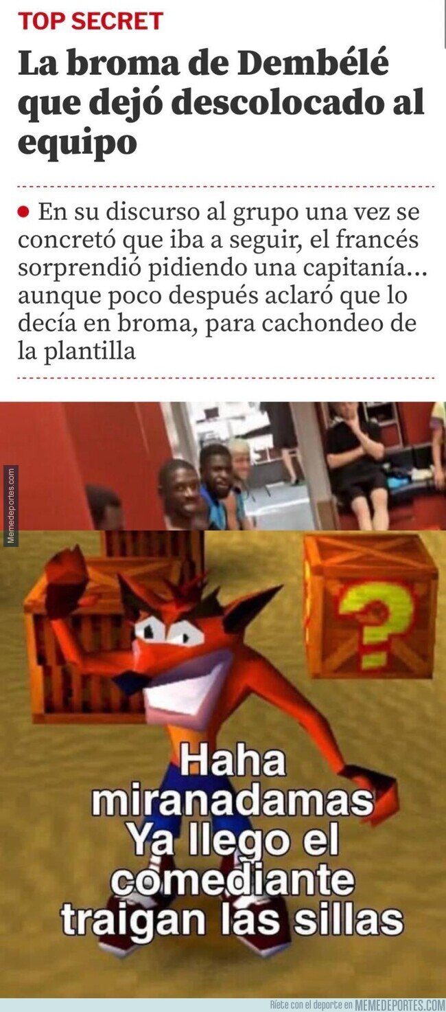 1169736 - Menudo bromista Dembélé eh, es que em parto #no