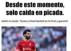 Enlace a Salah se ha auto-gafado