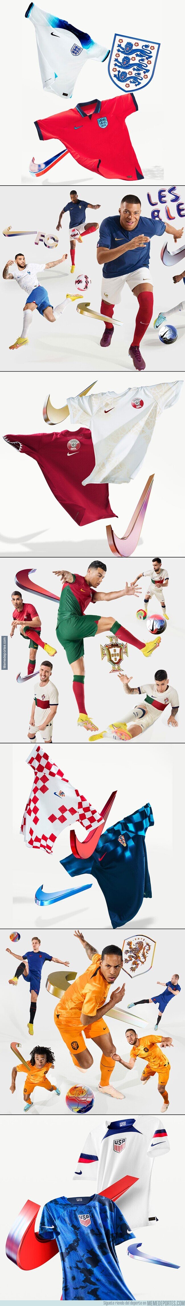 1170135 - Las camisetas de Nike preparadas para el Mundial de Qatar