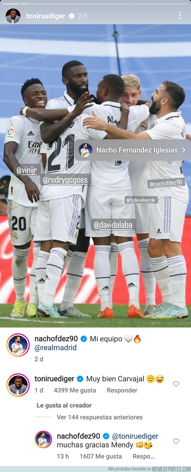 1170234 - Rudiger va conociendo poco a poco a sus compañeros