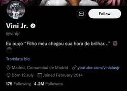 Enlace a Tremendo el último like que dio Vinicius en twitter (ya borrado)