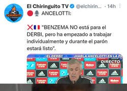 Enlace a Benzema se pierde el derbi