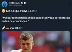 Enlace a Esto dijo Kroos hace 2 años sobre los bailes en las celebraciones
