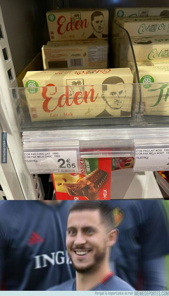 1170786 - Eden Hazard tiene su propio chocolate