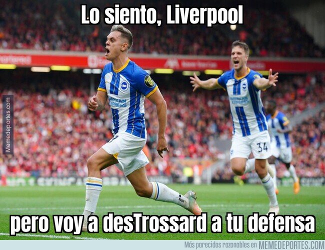 1171084 - Hat-trick de Trossard en el empate del Brighton en Anfield