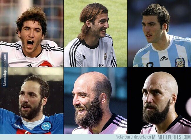 1171247 - Higuaín pasó desde Justin Timberlake a Beckham hasta Goyo Jiménez.