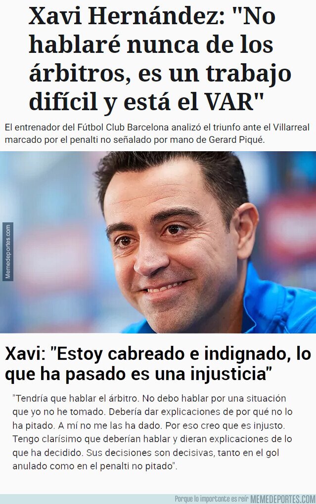 1171449 - Nunca habla de los árbitros... cuando le favorecen