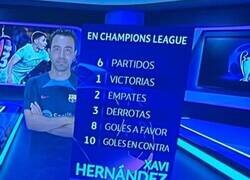 Enlace a Xavi no esta hecho para la Champions aún