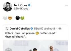 Enlace a Y no, estoy seguro que Kroos sabe usar su móvil perfectamente