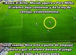 Enlace a Despropósito arbitral de Pulido Santana le cuesta 2 puntos al Elche en Mestalla
