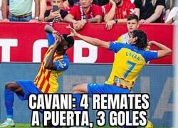 Enlace a Datos demoledores de Cavani