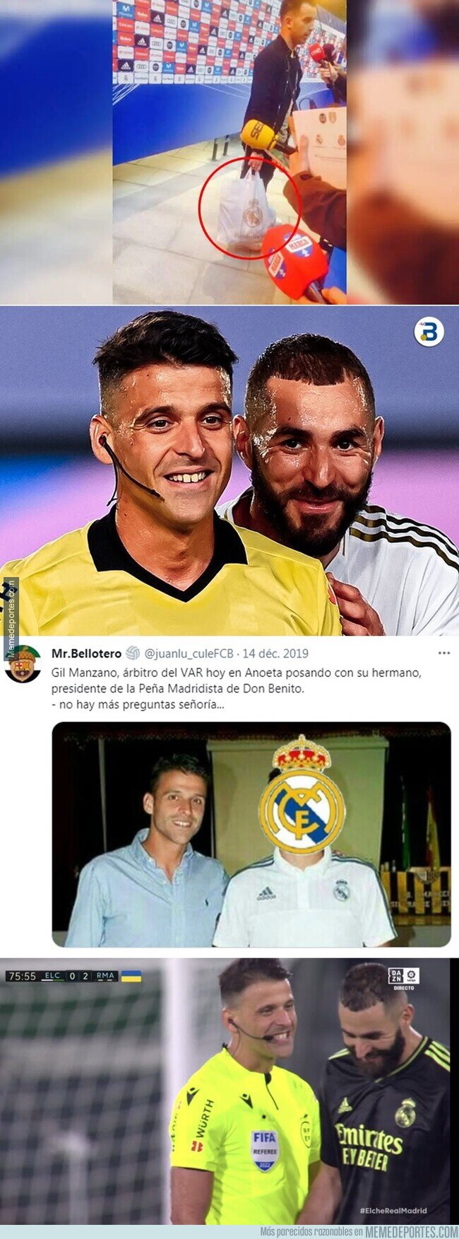 1172538 - Gil Manzano 'respeta' mucho al Madrid