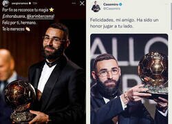 Enlace a Algunos posts de ex compañeros después del Balón de Oro a Benzema