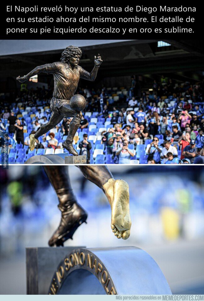 1173267 - La nueva estatua de Maradona en Nápoles