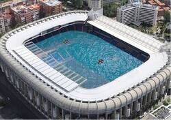 Enlace a Que guapo se ve el Bernabéu desde el aire