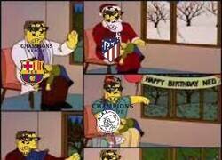 Enlace a Tremenda tunda que les dio la Champions este año