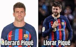 Enlace a El 'mood' de Piqué en su despedida