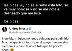 Enlace a La mejor foto de Iniesta sin duda alguna