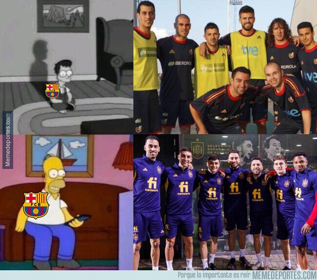 1174434 - La Roja está poblada de azulgranas como antaño