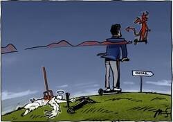 Enlace a Nos vamos a Catar con Lucho en plan malote