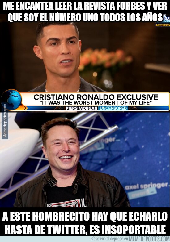 1174470 - Ni Elonk Musk soporta el ego de Cristiano