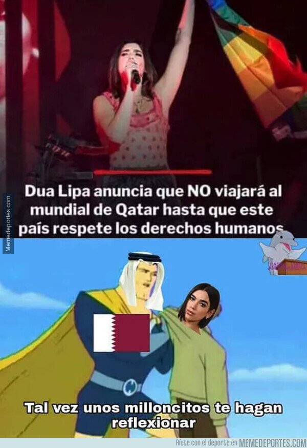 1174493 - Dua Lipa no va a Qatar, de momento...