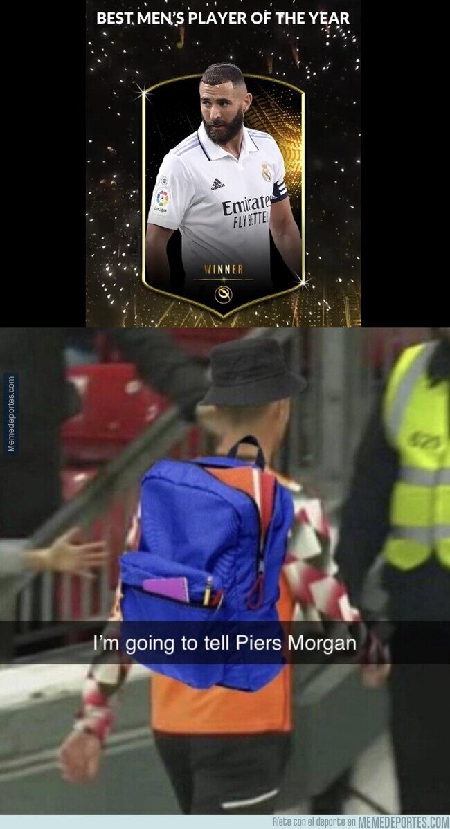 1174522 - Benzema ganador del Dubai D'or 2022.