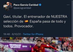 Enlace a Gavi está retratando mucho y a muchos