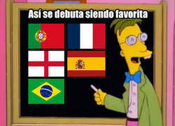 Enlace a Así se debuta en un mundial