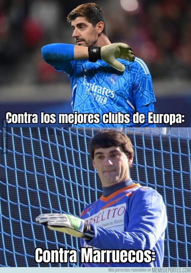 1175269 - Courtois no vio ni una ante Marruecos