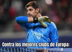 Enlace a Courtois no vio ni una ante Marruecos